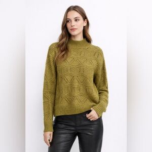 KAFFE Kajane Knit Pullover – Moss Green – NWT – Size M